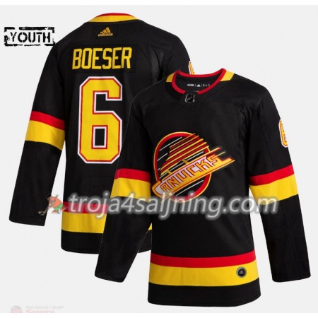 Vancouver Canucks tröja Brock Boeser 6 Flying Skate 2019-2020 Adidas Svart Authentic - NHL Tröjor Barn Vancouver Canucks tröja Brock Boeser 6 Flying Skate 2019-2020 Adidas Svart Authentic - NHL Tröjor Barn